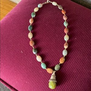 Wendy Mink 925 Silver Faceted Jasper Agate